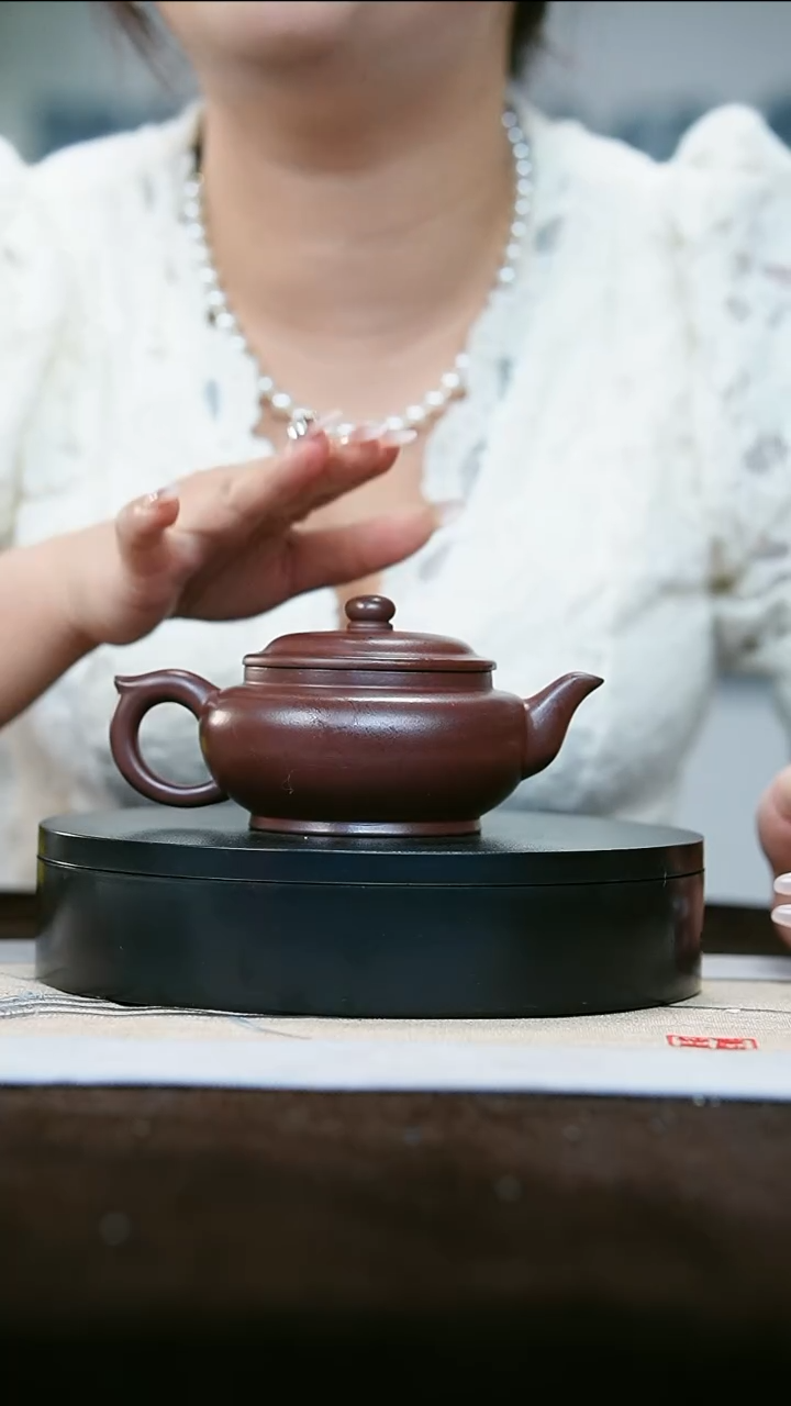 【闪购商品】紫砂茶壶9  底槽清 扁宫灯壶