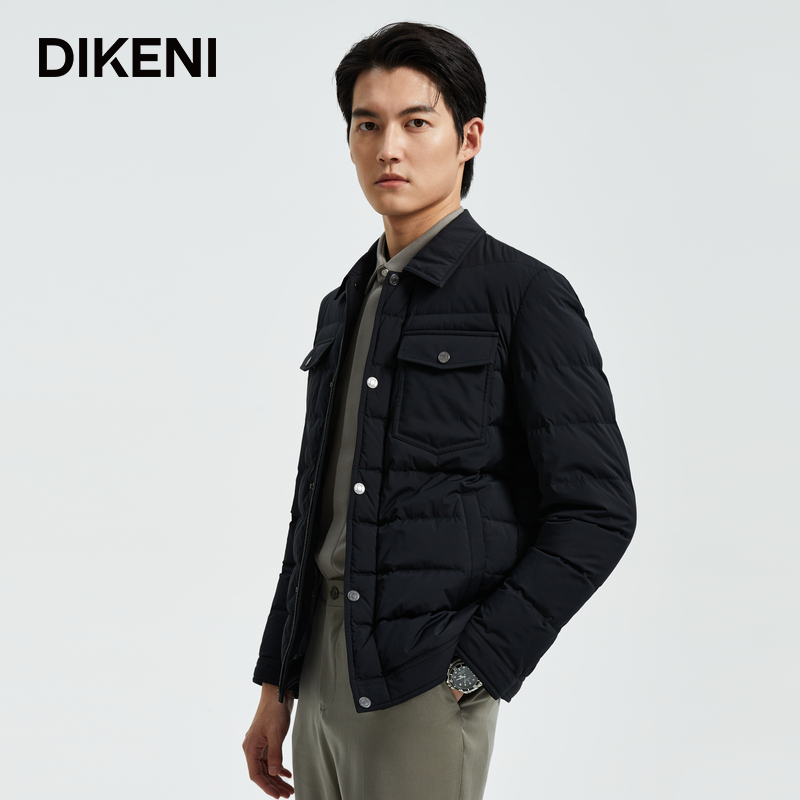 【白鸭绒】迪柯尼冬经典1034复刻工装羽绒服男款轻薄保暖13640W304