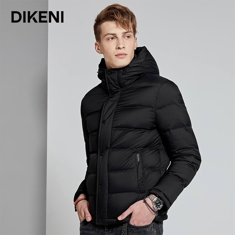 DIKENI男士冬季保暖户外加厚灰标系列羽绒茄克  11540G169