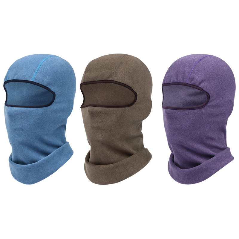 滑雪头套头盔内保暖骑行面罩秋冬季户外摩托车全脸防风寒围脖男女