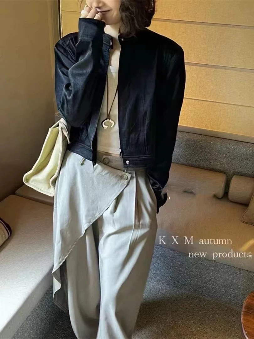 10-19链接外套长袖显瘦百搭款