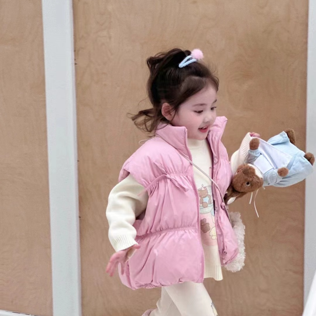 2024新款儿童外套连帽衣秋冬女童韩系洋气穿搭加绒保暖时尚百搭