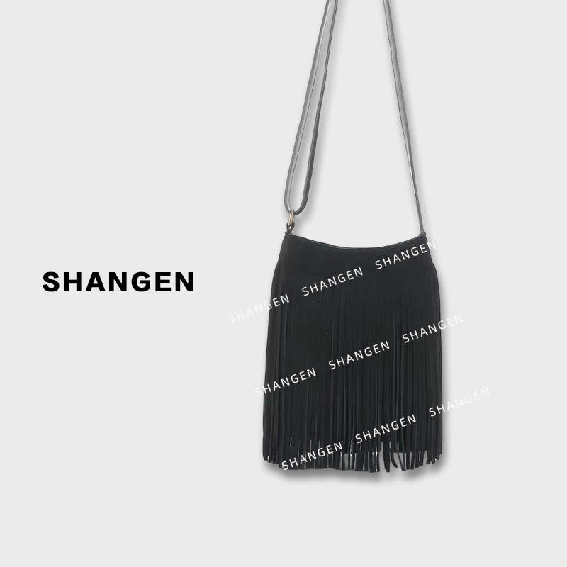 【尚恩CC】J-6257-黑色-RAIN.CUN轻奢小众时尚女士包20*5*21