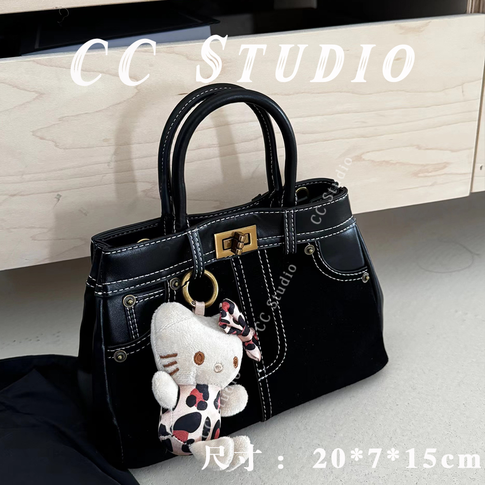 【尚恩CC】SD-3991-1-香妃黑-轻奢时尚简约百搭女士新款手提斜跨包