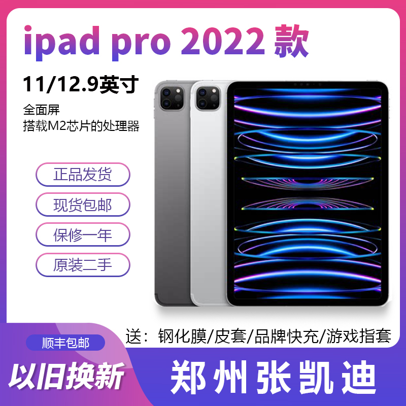 95新 Apple/苹果 二手苹果/ipad 2022款iPad Pro 11/12.9寸 95新