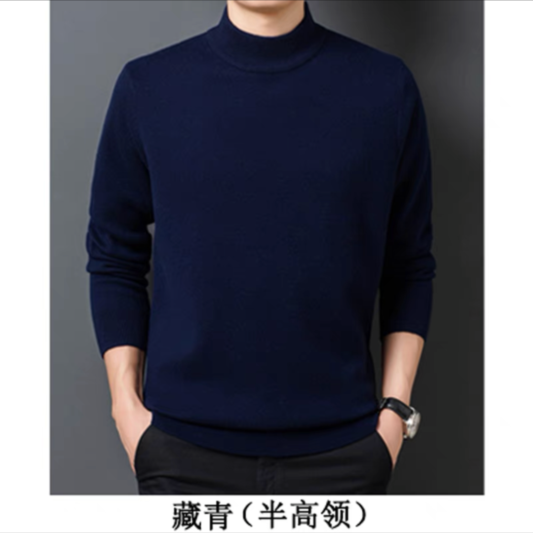 KVSS100%山羊绒男式双股加厚