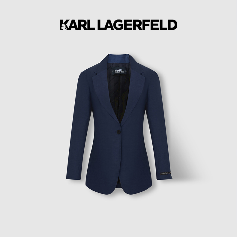 【优价】KARL LAGERFELD卡尔拉格斐2023新款时尚西装夹克女22FW1400