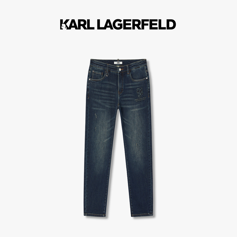 【臻享男装】KARL LAGERFELD卡尔拉格斐2024秋冬牛仔裤1K1D50403057