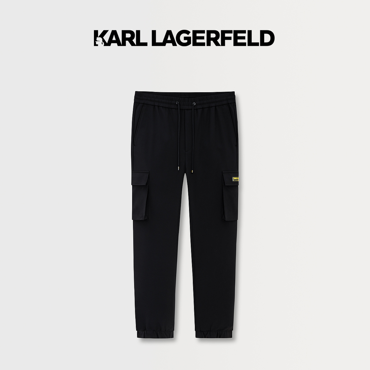 KARL LAGERFELD卡尔拉格斐2023早秋口袋装饰休闲裤1K1B50402250