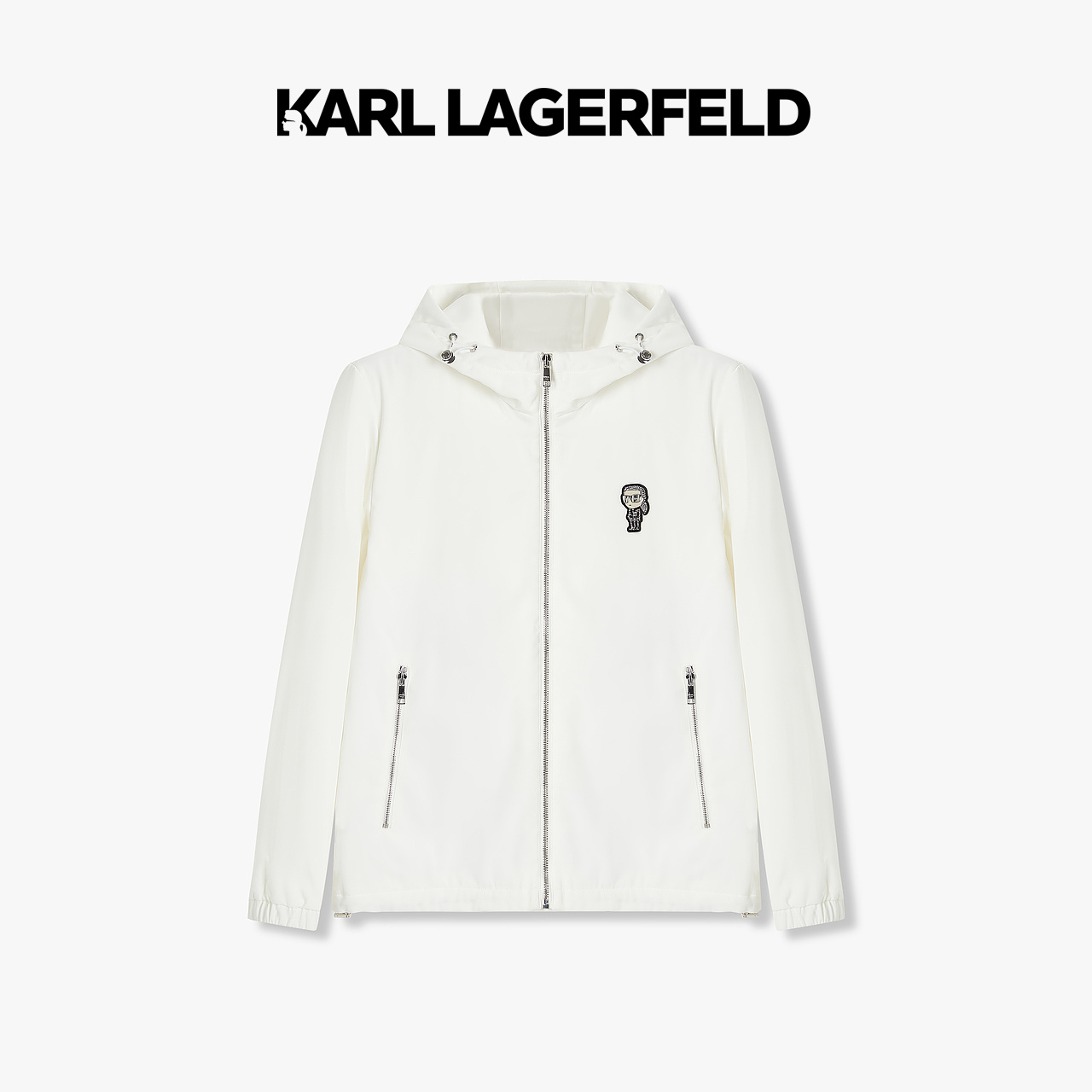 【臻享男装】KARL LAGERFELD卡尔拉格斐老佛爷连帽棉服1K1D70109315