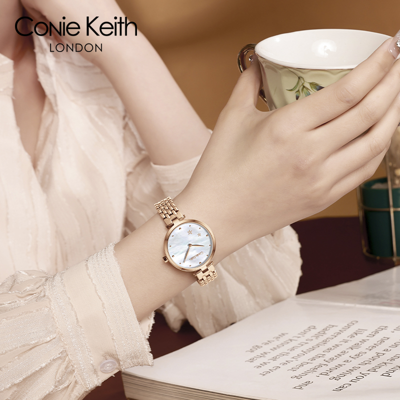 ConieKeith[蔻妮世家]正品小CK女款手表母贝时尚轻奢送女友手表