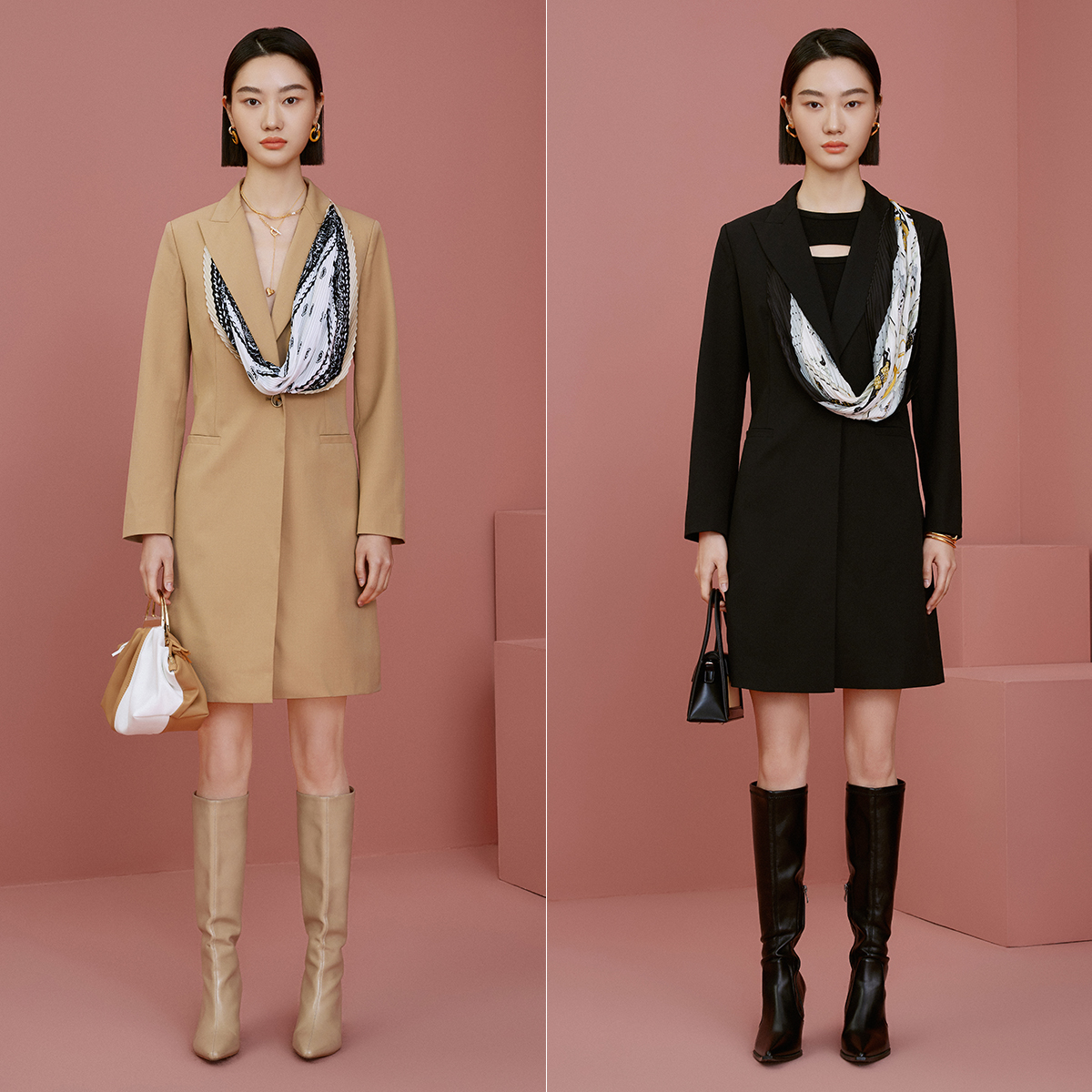 【羊羊专属】长款百搭设计款西装M423301498