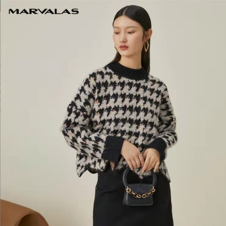 【小七专属】730979-92382#MAMMARVALAS/曼德诗曼德诗毛织套衫