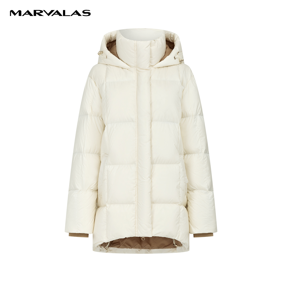 【芊芊专属】曼德诗连帽羽绒服冬轻盈保暖蓬松外套M427307443