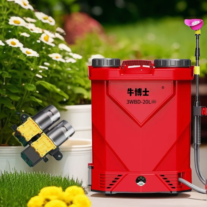农用双核多功能泵高压电动背负式加厚喷雾器农田打药果树高压喷头