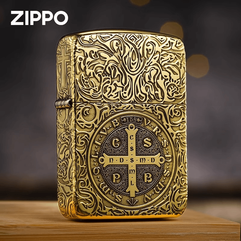 ZIPPO/之宝打火机蚊版1941康斯坦丁五面黄铜DYH1X1