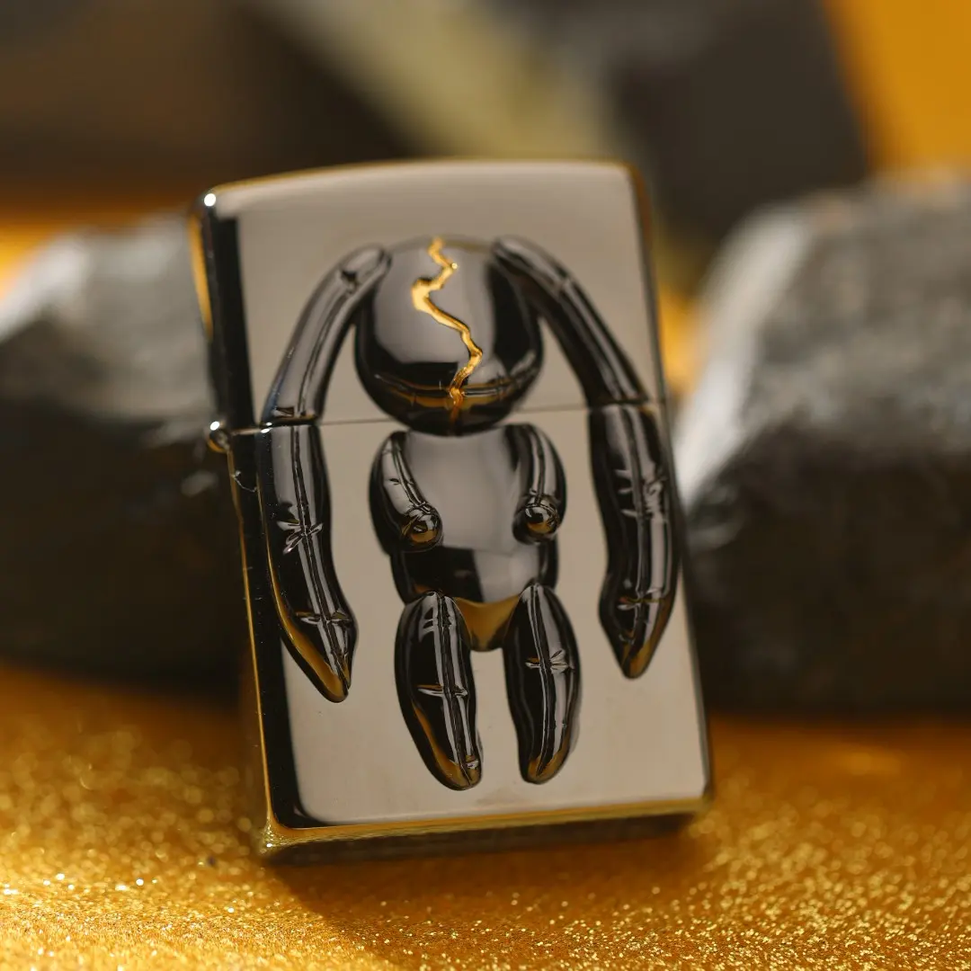 ZIPPO闪耀黑兔-官方旗舰原装正品防风打火机情人送男友 -TC9808TZ