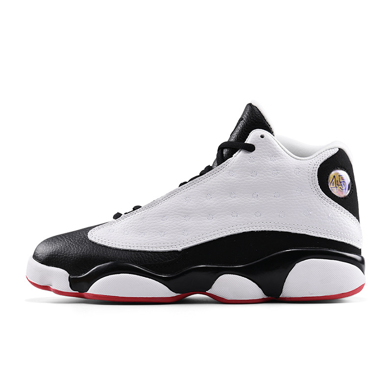 篮球鞋训练乔13黑白熊猫高帮耐磨季后赛运动鞋篮球新款缓震男鞋