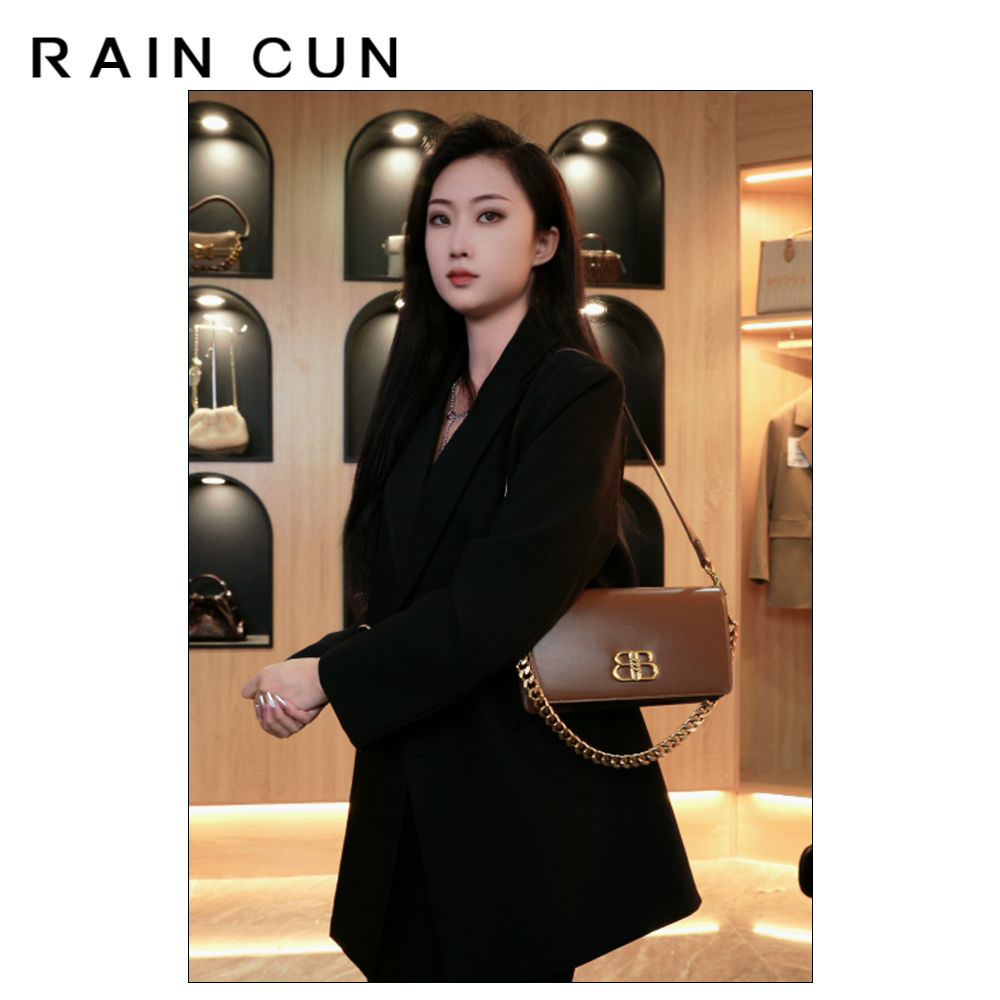 【英柏甄选】3123 然与纯小众设计感时尚复古百搭女包