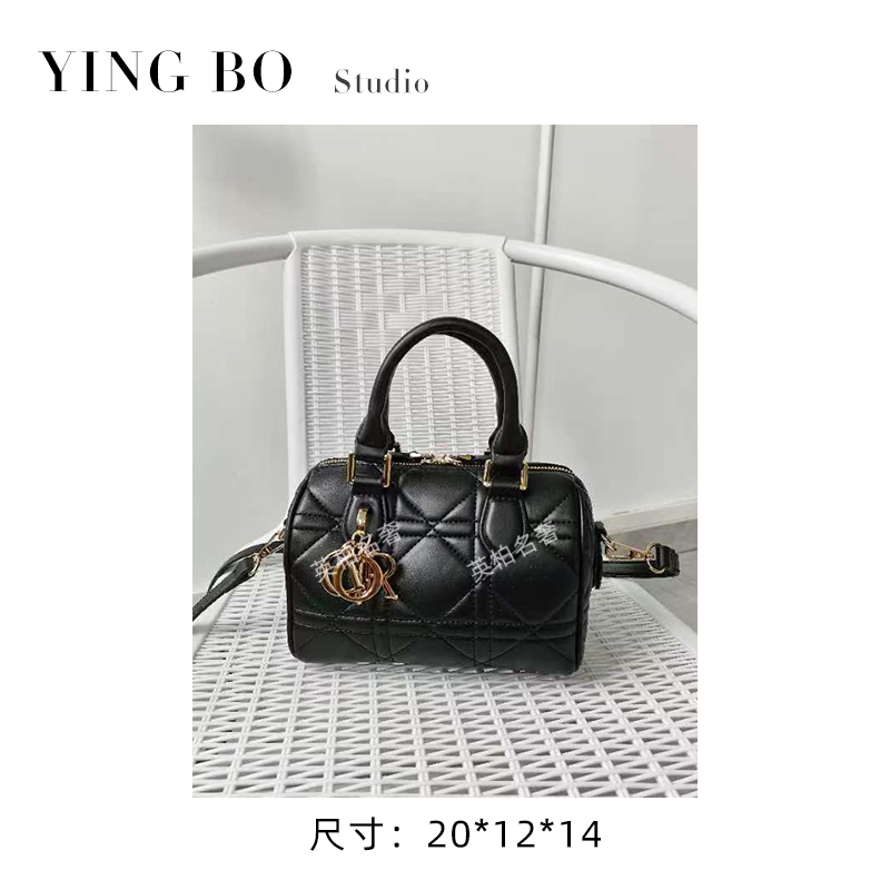 【英柏甄选】SKL-7197-黑色 然与纯小众设计感时尚单肩百搭女包