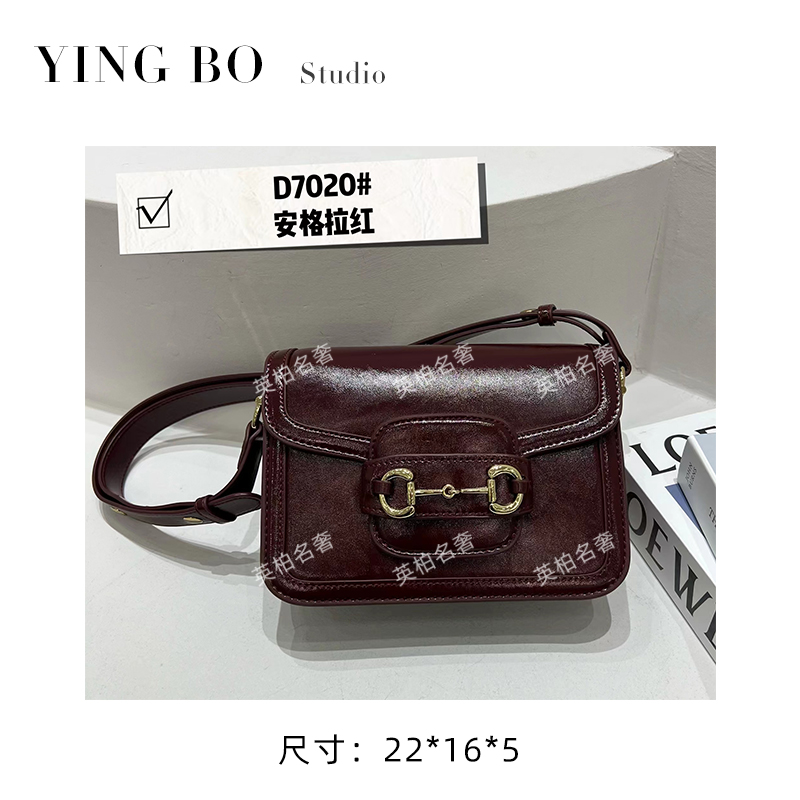 【英柏甄选】ZT-D7020-安格拉红 然与纯小众设计感单肩包百搭女包