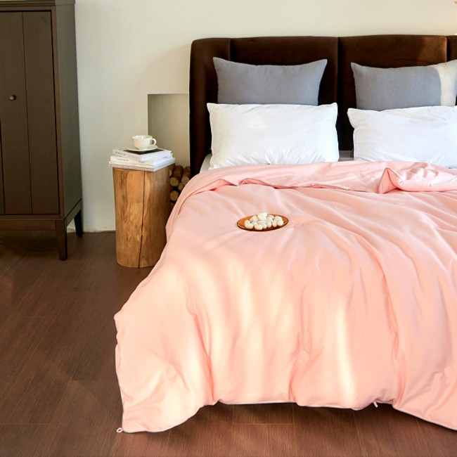 【粉丝专享】大地蓝蚕丝（ZC）纯色被秋冬被四季被单人双人被