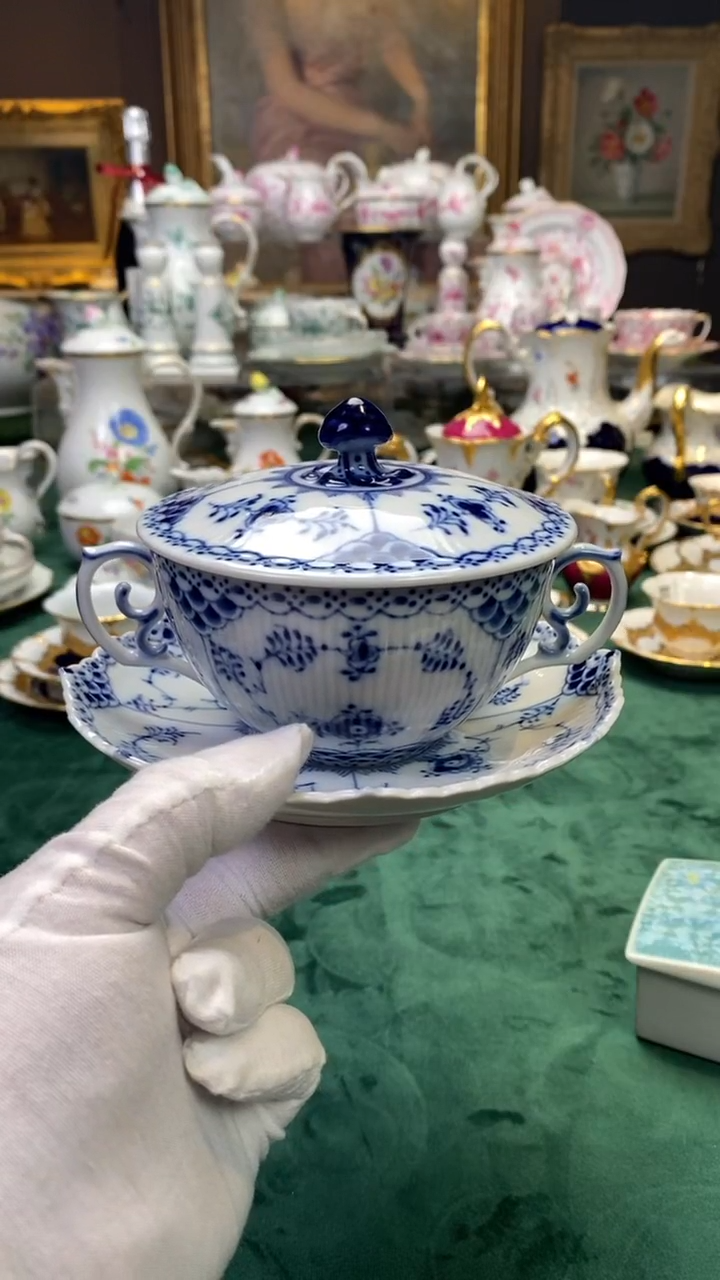 【闪购商品】密胺杯带盖全蕾丝双耳碗