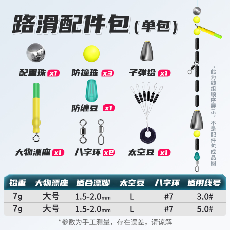 自动找底路滑配件包套装饥杆路亚