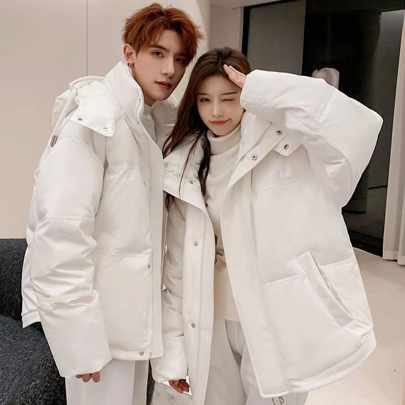 雪中飞超厚情侣冬季情侣装宽松羽绒服oversized2023冬季新款冬装