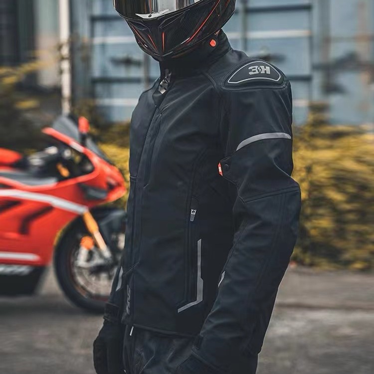 3H磐石摩托车骑行服四季防风保暖防水防摔机车赛车服男女摩旅通勤
