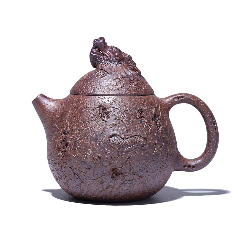 大吉羊柴烧 紫砂壶茶壶 原矿本山绿泥石破天惊（小）150ml徐顺伟