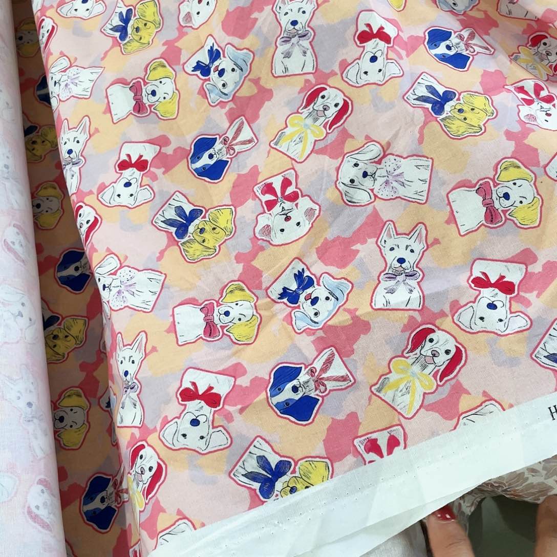 一米价纯棉平布1.1米宽果子布艺地卷