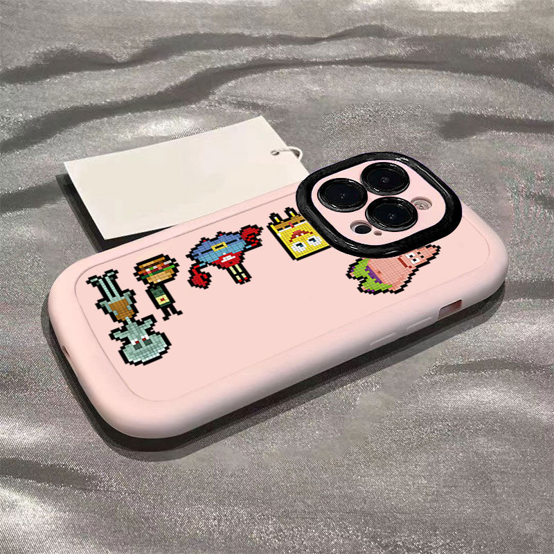 像素派大星苹果14promax手机壳iphone15全包11硅胶13pro高级12p软