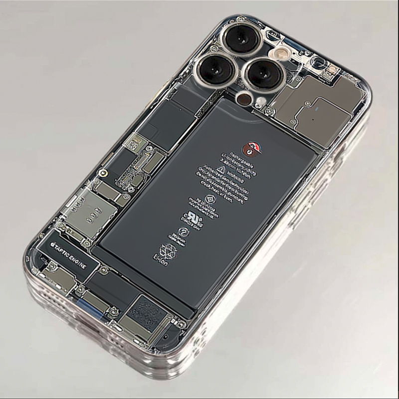 透明后盖iPhone15ProMax手机壳苹果14PRO透明13新年12 11全包xr