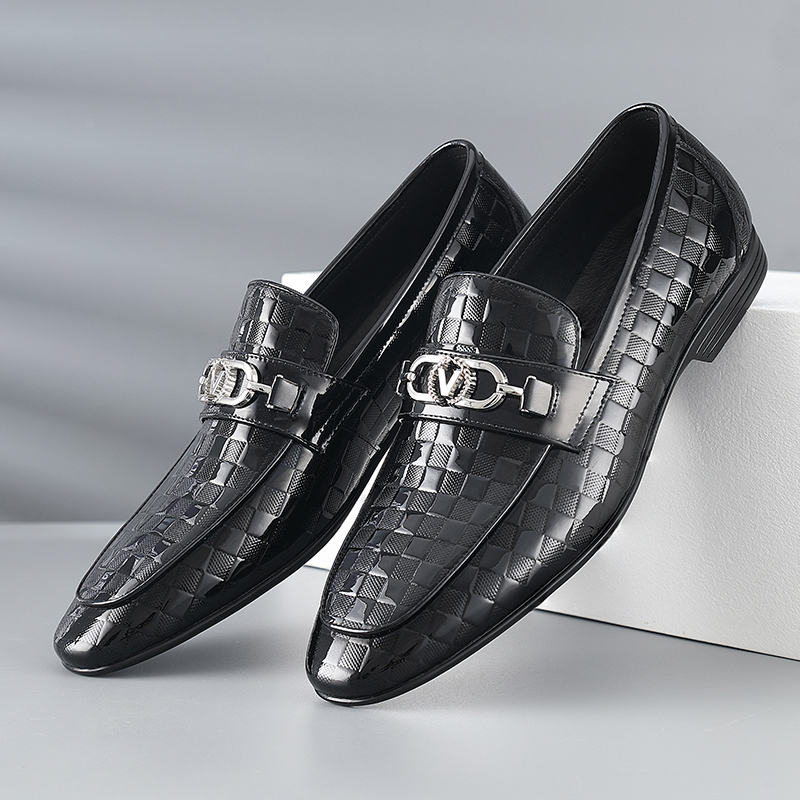 商务乐福鞋豆豆鞋男款手工皮鞋秋季皮鞋欧若假日风百搭潮流时尚