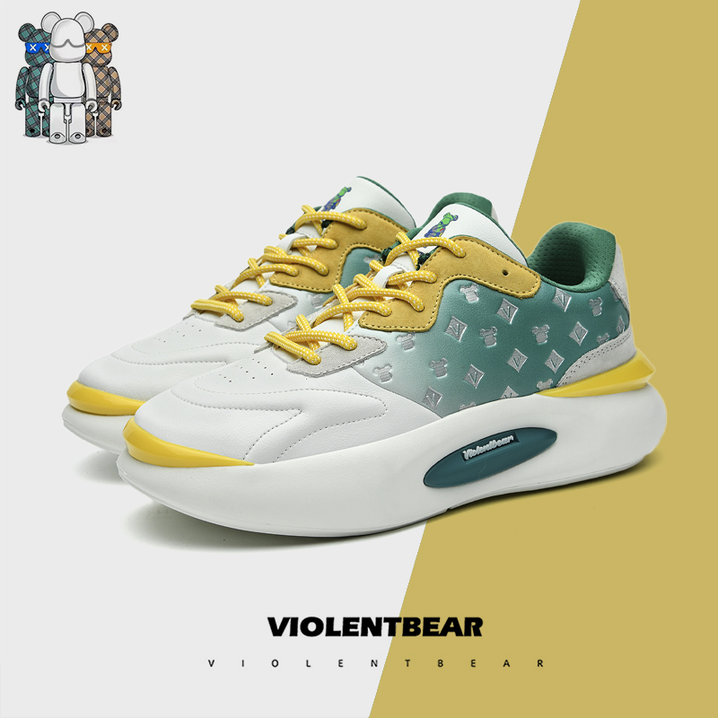 Violentbear/暴力熊休闲潮流厚底时尚百搭情侣拍跑步休闲鞋B105