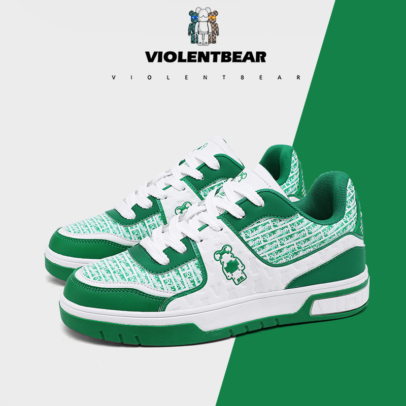 VIOLENTBEAR/暴力熊时尚透气低帮国潮ins情侣百搭潮鞋休闲鞋