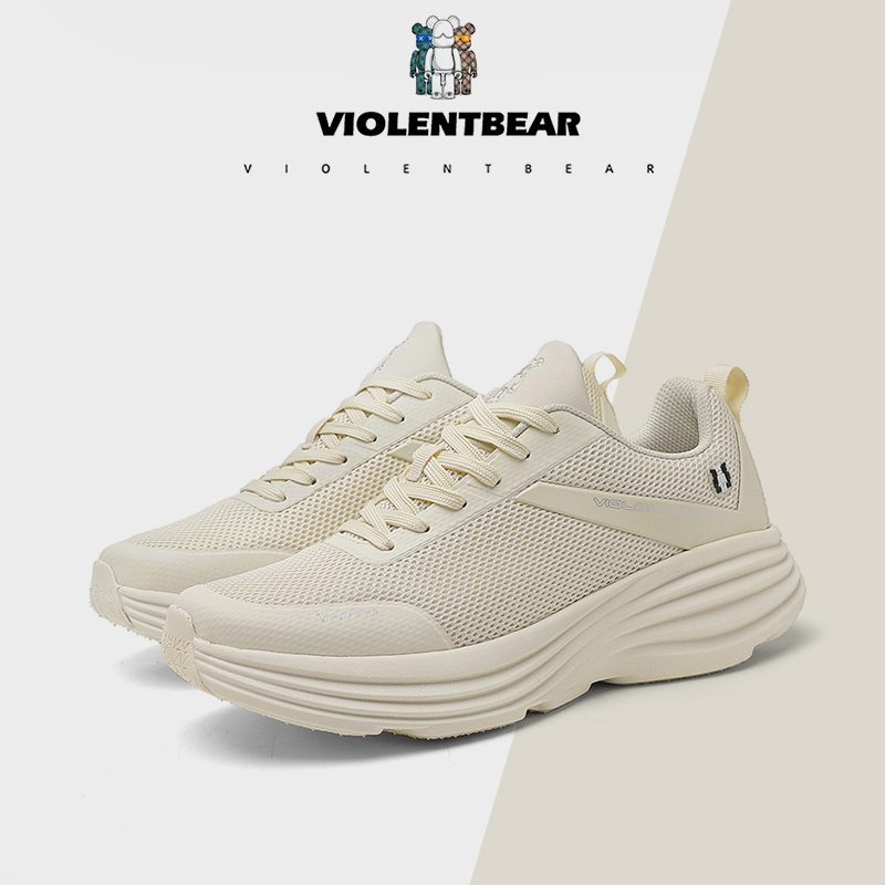 Violentbear/暴力熊新款时尚透气男女运动网面休闲跑鞋