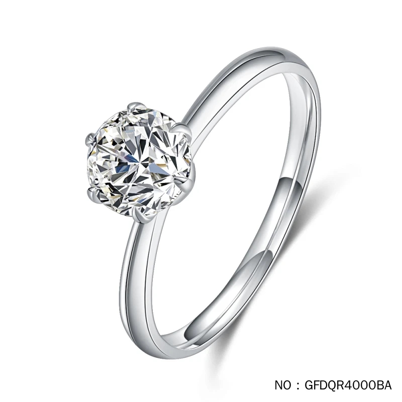 18K金女戒戒托空托18号圈口