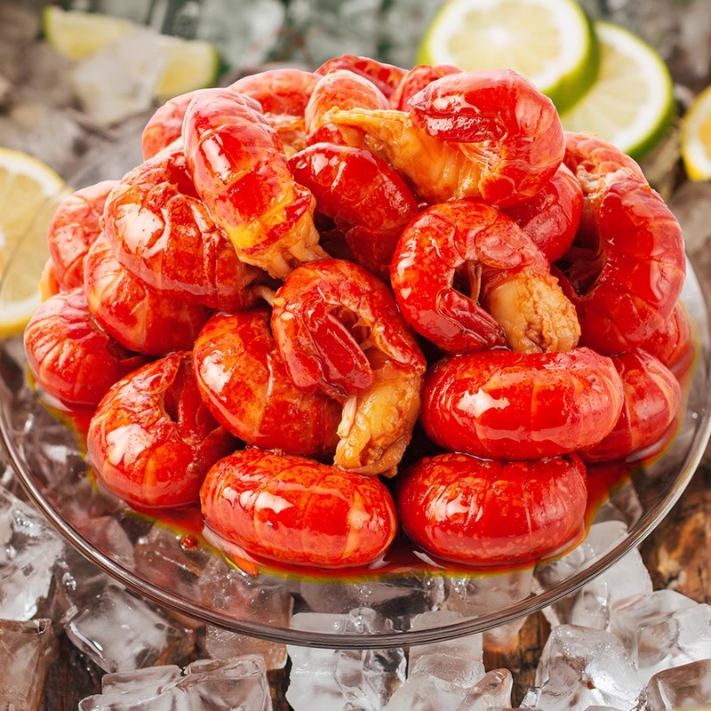 周黑鸭 锁鲜香辣/蒜蓉虾球x3盒 龙虾尾虾球开胃宵夜追剧零食