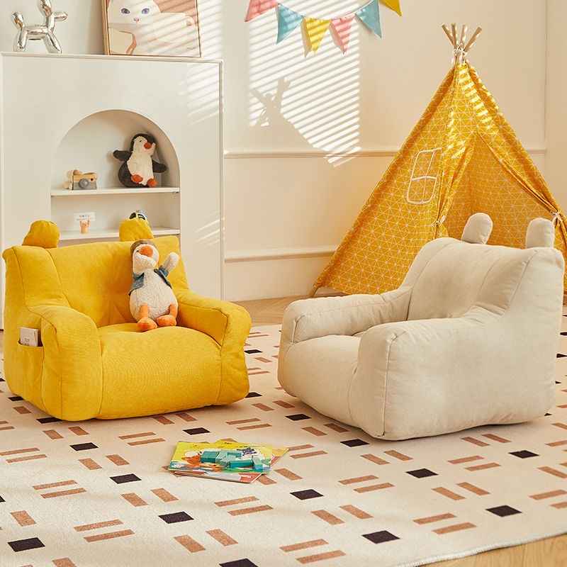 儿童沙发阅读书角布置宝宝懒人沙发凳坐地小男孩婴儿可爱小沙发椅