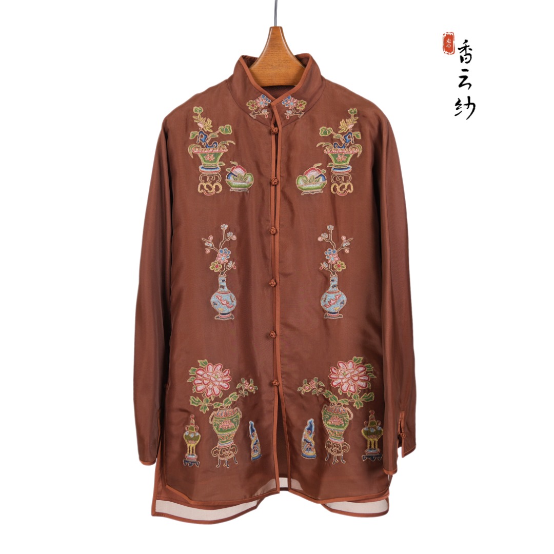 【香云走心】宝瓶系列香云纱开衫23ZCS3550