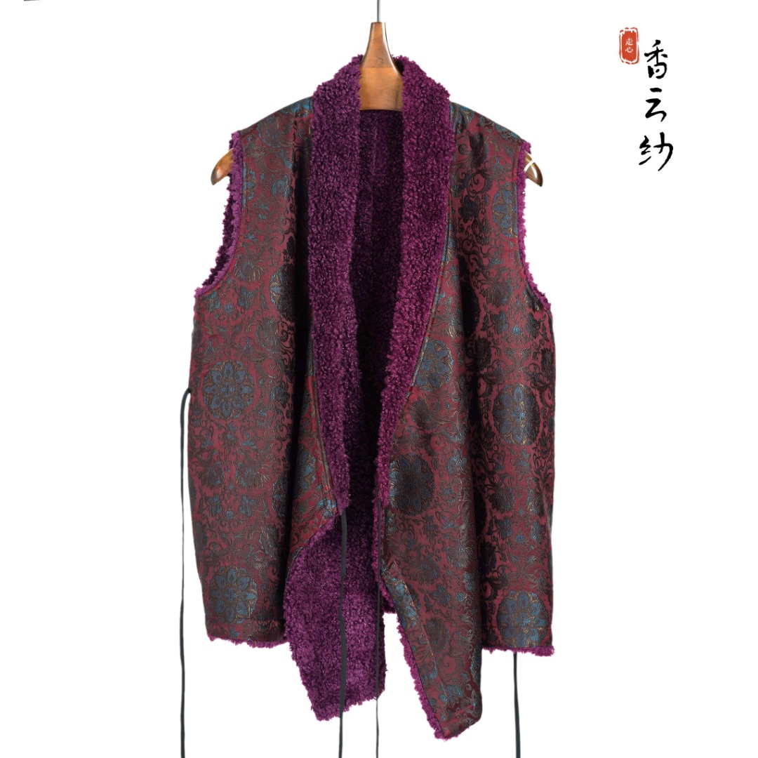 ❤❤【走心非遗】香云纱马甲23Z14907