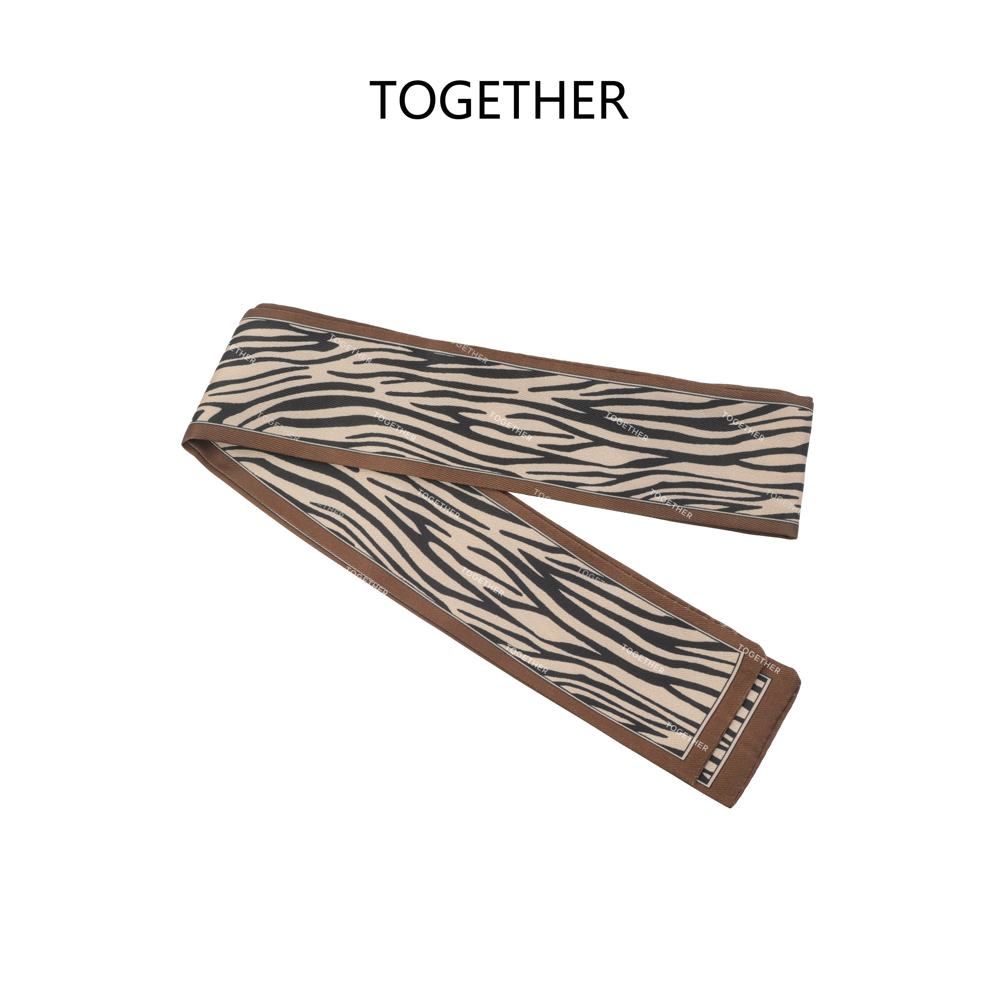 【Together】· 丝巾 · 法式洋气百搭丝巾领巾发带装饰#W1669