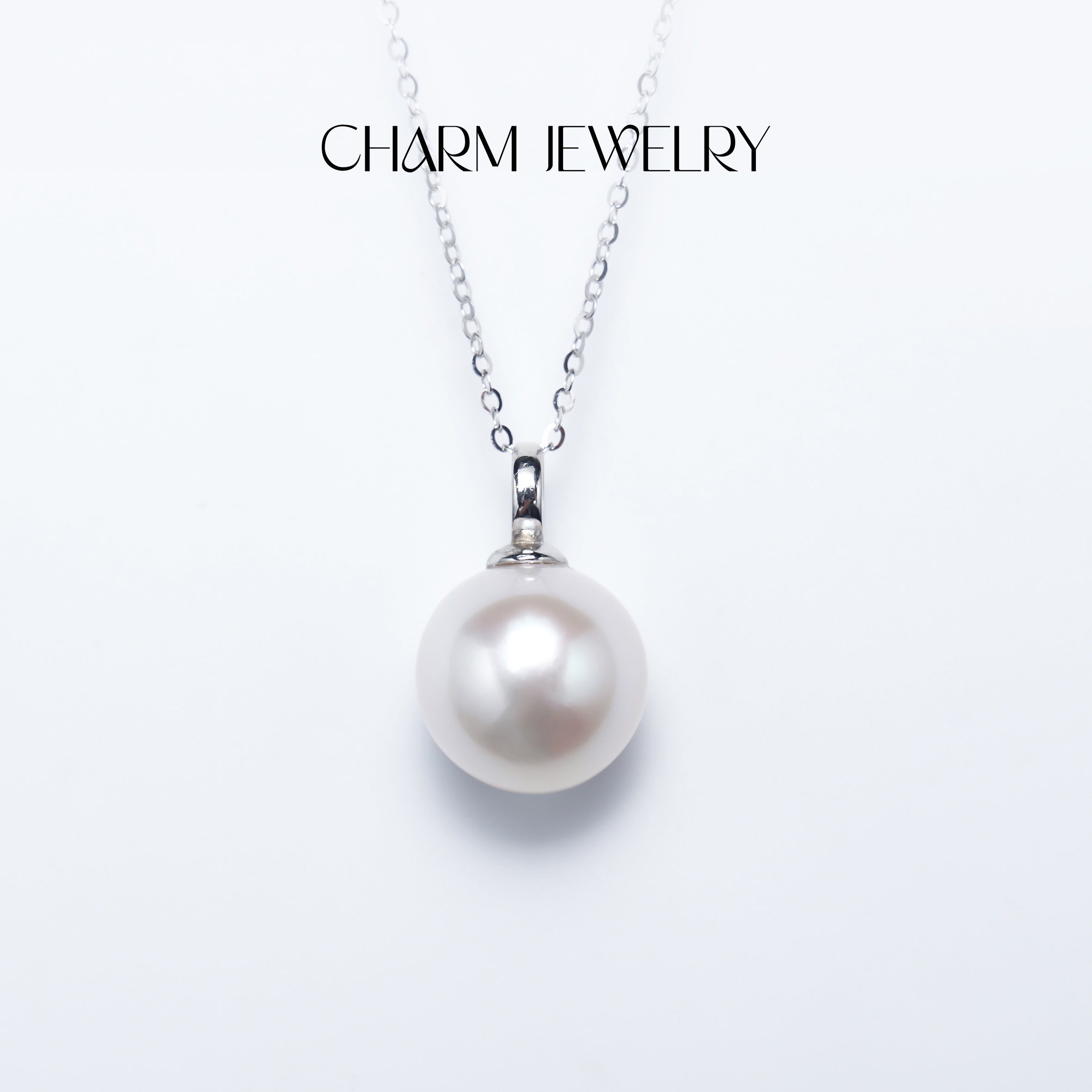 【小汤圆】爱迪生淡水珍珠吊坠11-12mm/s925银/正圆极微瑕