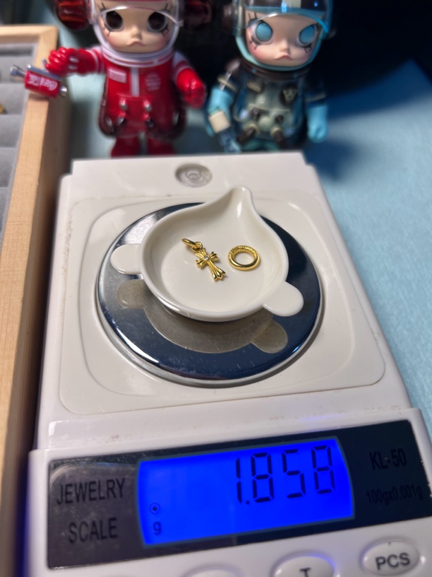 足金黄金纯金提溜卡环