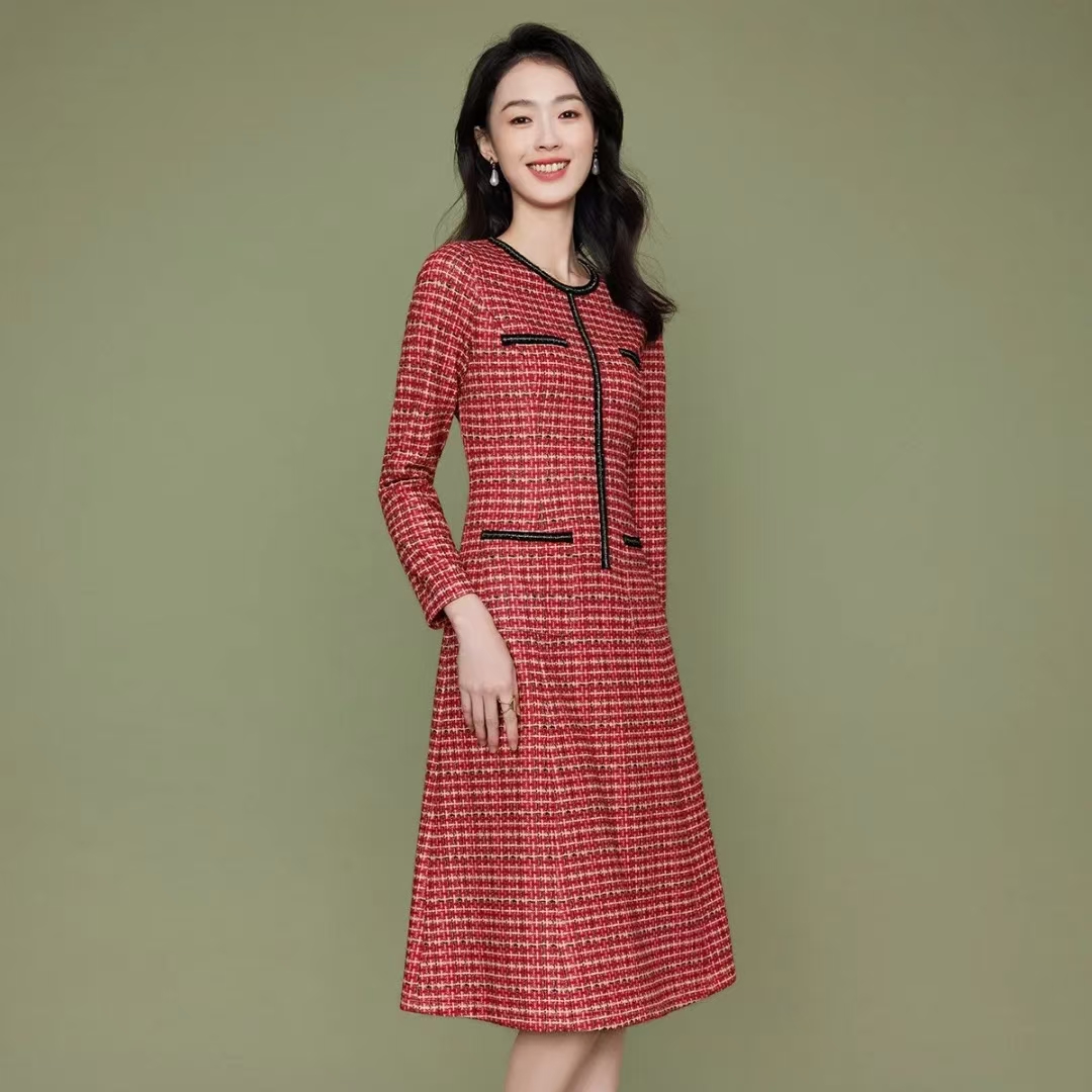 【直播间000-049】女装连衣裙轻奢设计师小个子小香风气质大哥优选