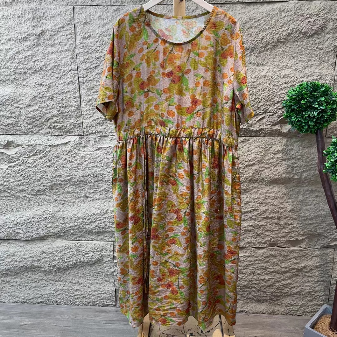 4426新款夏季洋气减龄气质连衣裙QZ