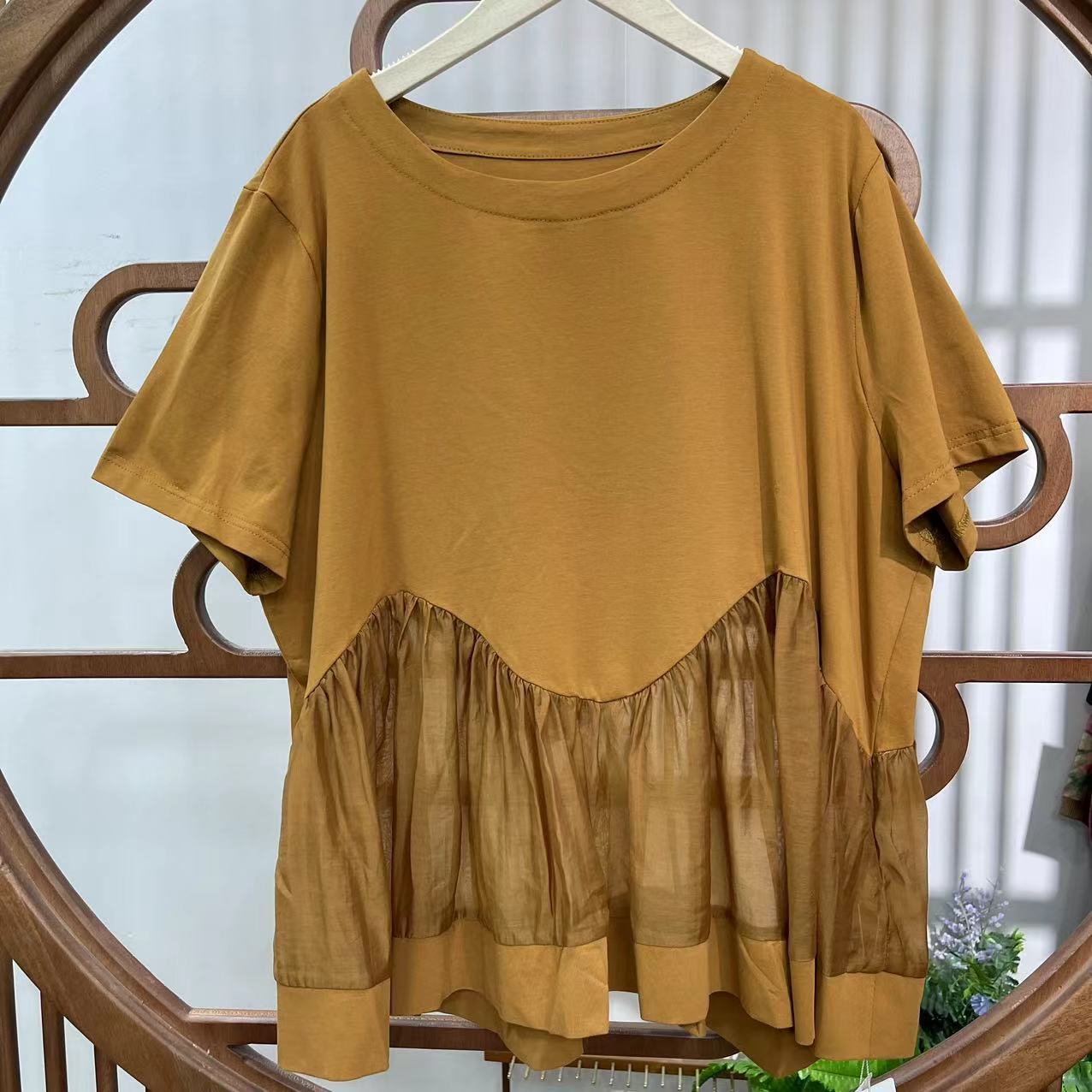 3612新款夏季气质减龄T恤小衫QZ