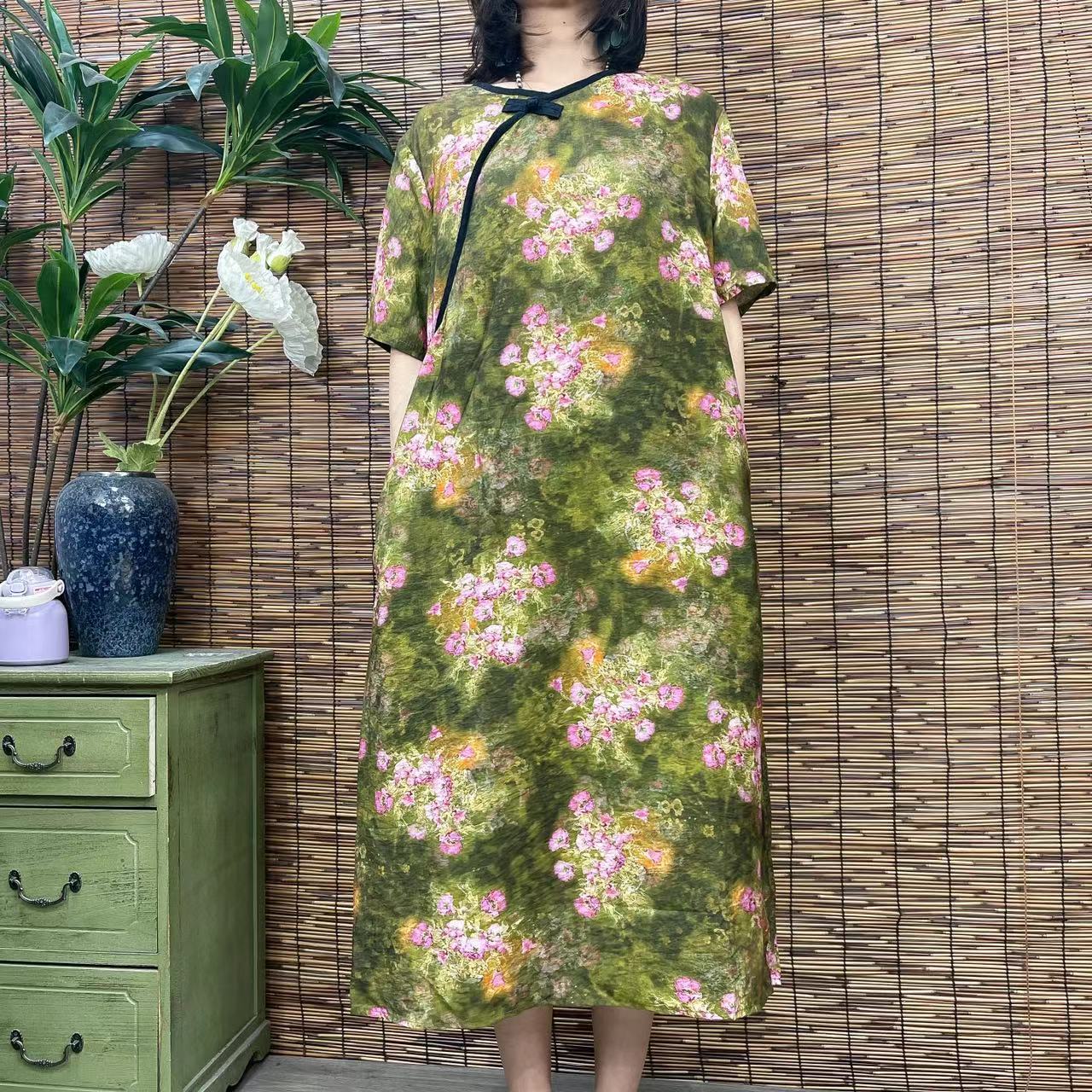 2274新款春季气质优雅减龄显瘦连衣裙QZ